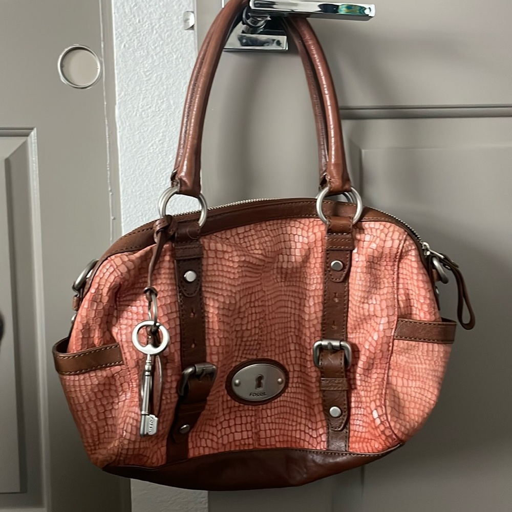 Leather Fossil Bag